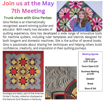 General Monthly Meeting - Gina Perkes